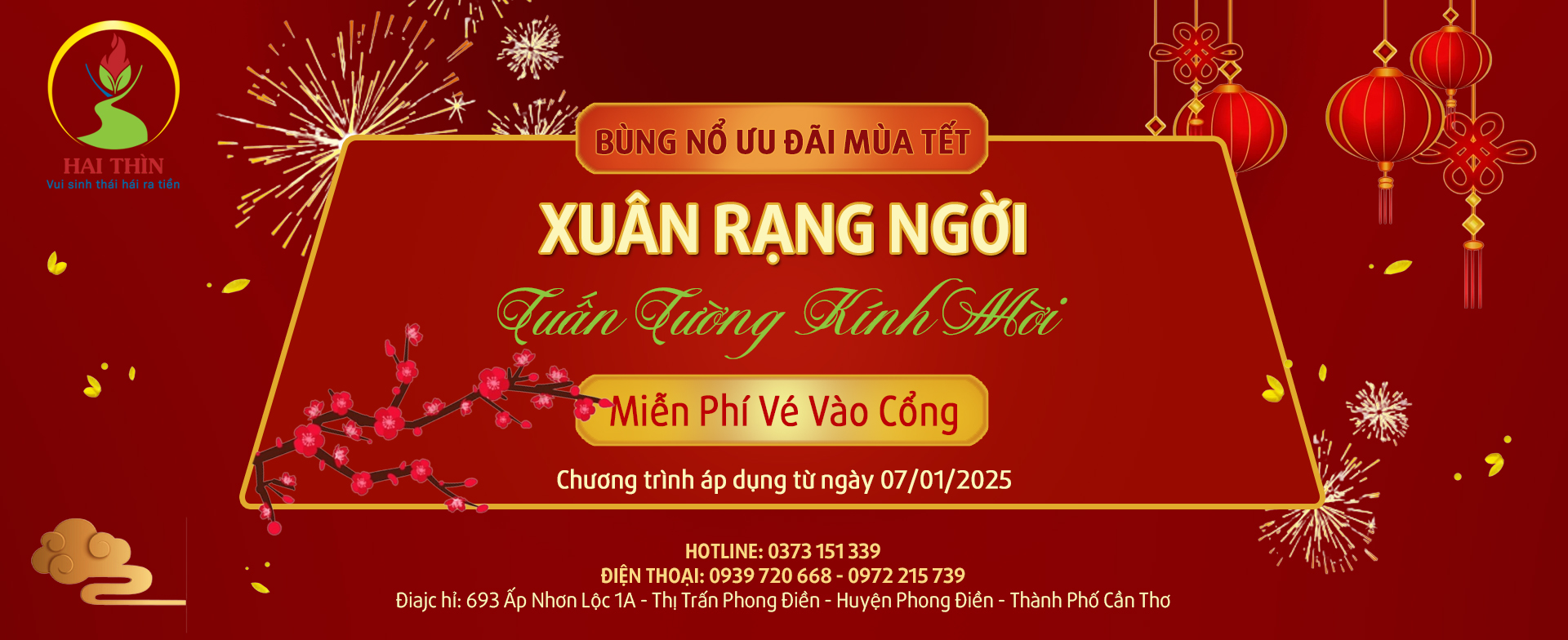 Xuân rạng ngời - miễn phí vé vào cổng