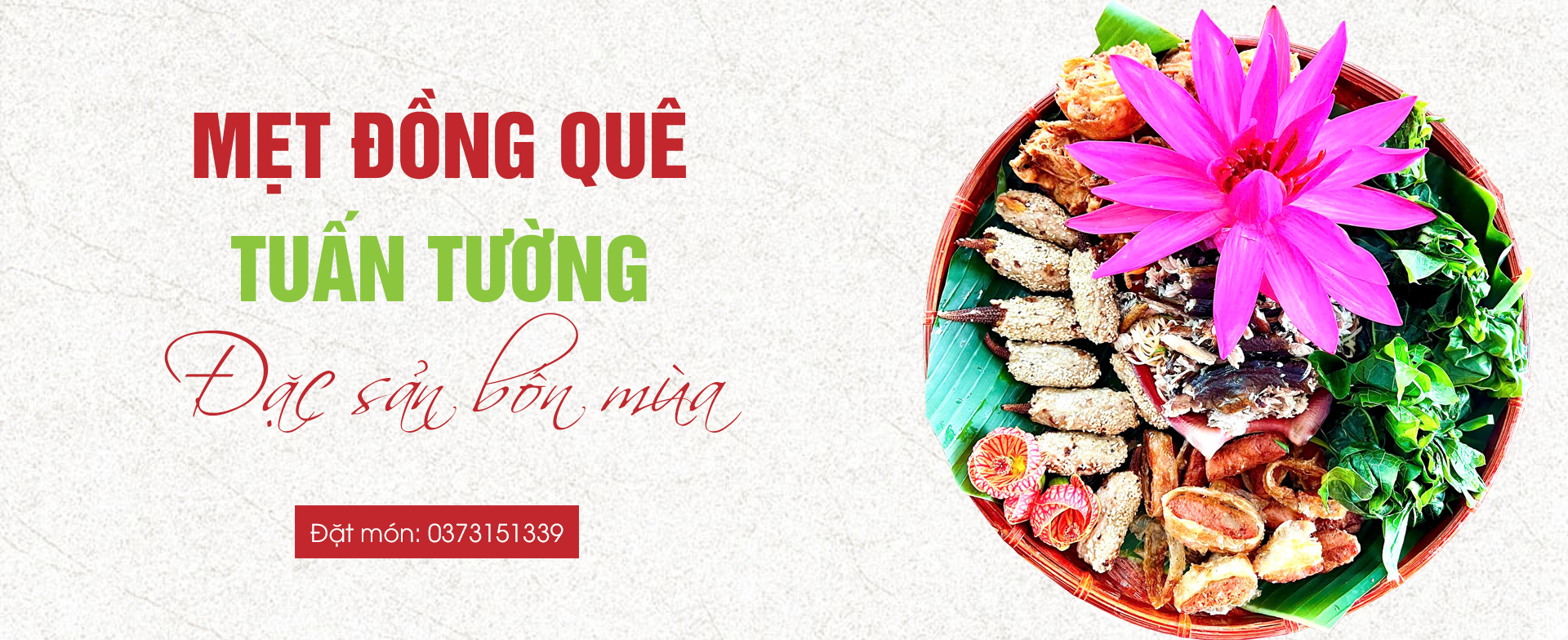 Mẹt đồng quê Tuấn Tường - Đặc sản bốn mùa