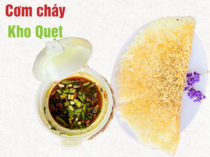 Cơm cháy kho quẹt